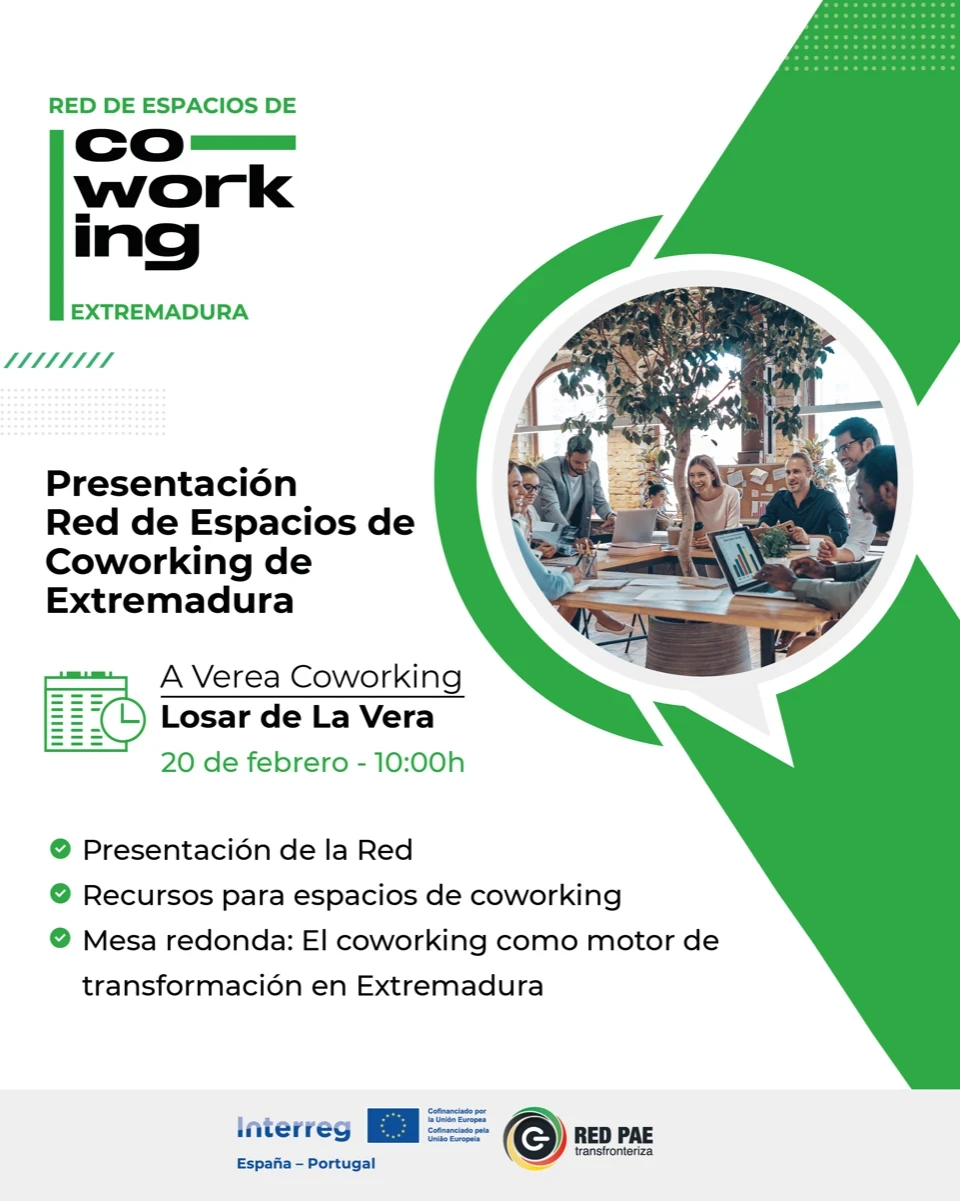 Presentación de la Red de Espacios de Coworking de Extremadura